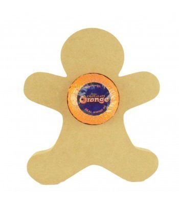 18mm Freestanding Christmas Gingerbread Man Chocolate Orange Holder